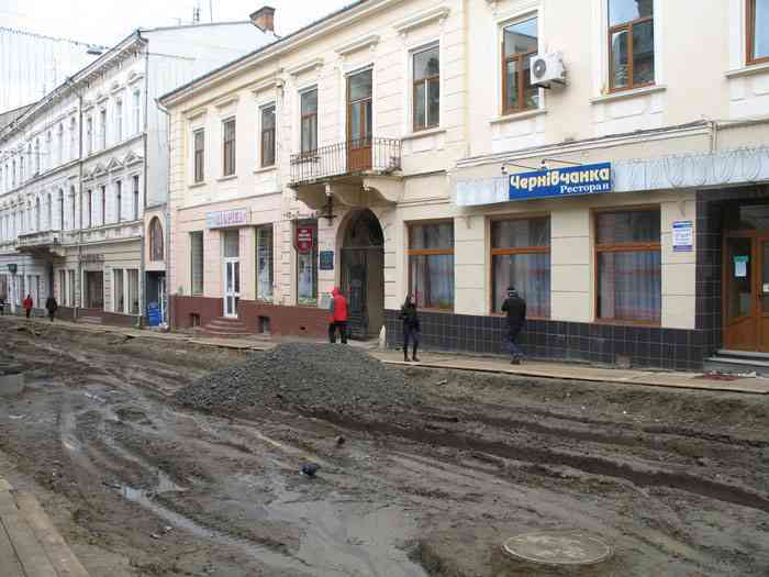 Сучасна вулиця Ольги Кобилянської