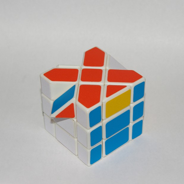 Куб Фішера, реберні елементи верхнього шару на своїх місцях